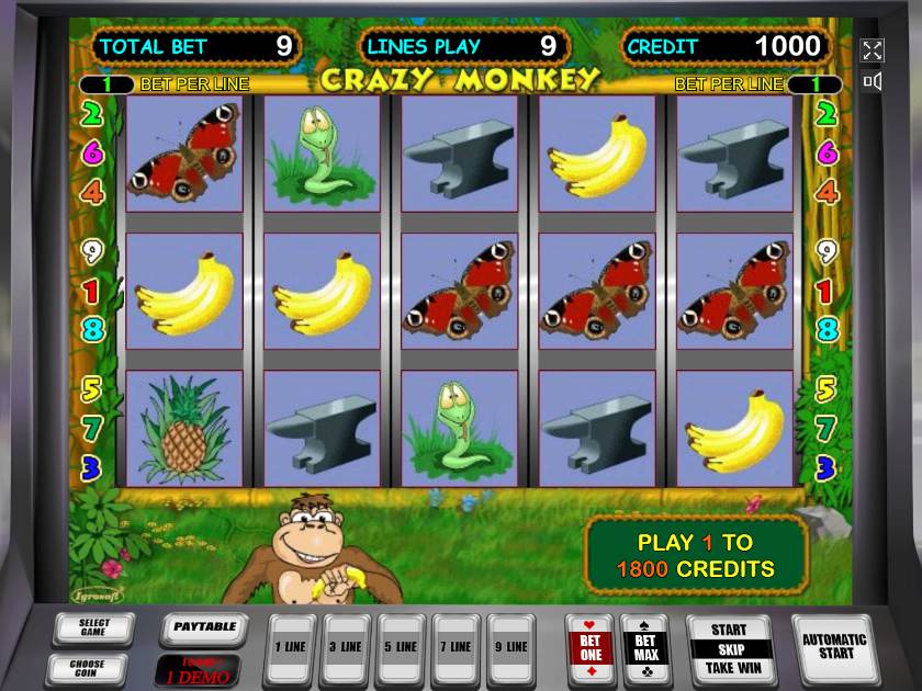 игровые автоматы на деньги обезьянки